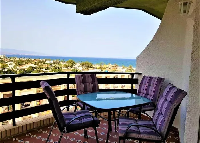 Apartamento Roquetas De Mar Urbanizacion, 2 Dormitorios, Gran Terraza Con Vista Al Mar, Wi-Fi, Parking Y Piscina